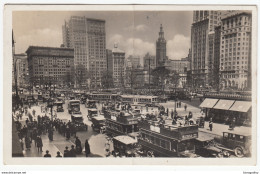 Madison Square (Let's Go Citizens! Military Training Camps Slogan Pmk) Old Postcard Travelled 1929 B171010 - Parcs & Jardins