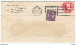 USA, Postal Stationery Letter Cover Travelled 1931 Grand Cent. Annex NY Pmk B180122 - 1921-40