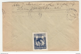 Reich, Sparrow Charity Stamp On WWII Feldpost Letter Cover Travelled 1941 Wien To FP18360 B180420 - Moineaux