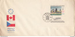 Czechoslovakia, Montreal Expo 67 Souvenir Sheet FDC 1967 B180210 - 1967 – Montréal (Canada)