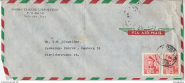 Iran, Soosan Trading Corporation Airmail Letter Cover Travelled Teheran Pmk B180205 - Iran