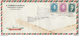 Iran, Esmail Farzan Kachani Airmail Letter Cover Travelled 1958 Teheran Pmk B180205 - Iran