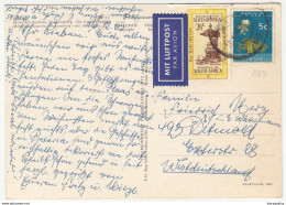 South Africa, Postcard Of Mont-Aux-Sources - Drakensberg, Airmail Travelled 1965 B180205 - Storia Postale