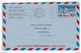 USA, Postal Stationery Aerogramme Travelled 1960 B180122 - 2c. 1941-1960 Brieven