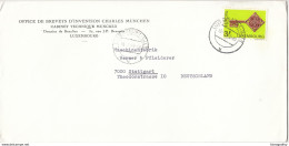 Office De Brevets D'Invention Charles Munchen Company Letter Cover Travelled 1968 Europa CEPT Stamp B171005 - Storia Postale