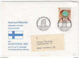 NORDPOSTA 1979 Special Cover And Postmark Travelled To Germany B171005 - Storia Postale