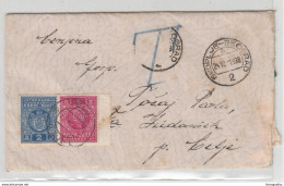 Yugoslavia Taxed Letter Postage Due Posted 1938 To Celje - Railway Postmark Skoplje-Beograd B200907 - Postage Due