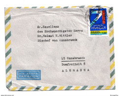 Brazil Letter Cover Posted 1971 To France B210112 - Brieven En Documenten