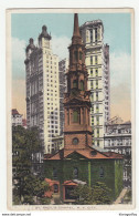 St. Paul's Chapel NY City Old Postcard Travelled 1913 To Zagreb B190601 - Iglesias