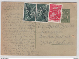 Bulgaria Postal Stationery Postcard Travelled 1940 Sofia Gare Pmk B190220 - Postkaarten