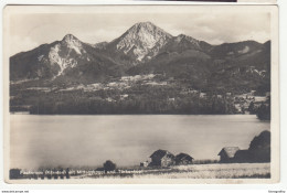 Faakersee Old Postcard Travelled 1928 Faak Pmk B190110 - Faakersee-Orte