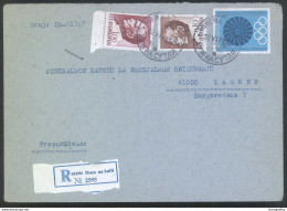 Yugoslavia, Letter Cover Tax Stamp Registered Travelled 1971 Hum Na Sutli Pmk B170410 - Cartas & Documentos