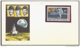 First Man On The Moon Stamp And Special Cover Bb150921 - Otros & Sin Clasificación