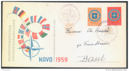 Netherlands 1959 NATO FDC  Bb150921 - NATO
