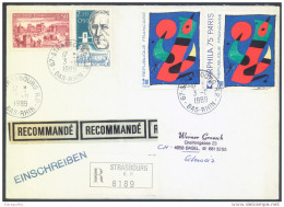 France Registered Letter Cover Travelled 1989 Bb150921 - Autres & Non Classés