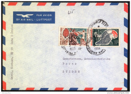 Cote D'Ivoire Air Mail Letter Cover Travelled 1968 Bb150921 - Côte D'Ivoire (1960-...)