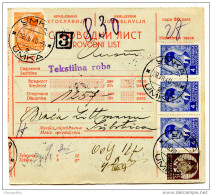 Kingdom SHS 1930 Poštna Spremnica - Parcel Card Umka - Subotica B151204 - Otros & Sin Clasificación