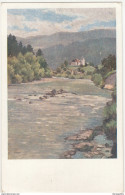 Hollenstein An Der Ybbs Painting Old Vintage Postcard Unused B170515 - Amstetten