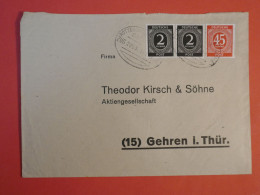 DB24 ALLEMAGNE  BELLE LETTRE FENETRE ENV.  1960 +ZUG ++ AFFRANCH. INTERESSANT++ - Storia Postale