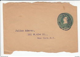 US Postal Stationery Stamped Envelope Only Front Page Travelled 190? NY U379 Franklin Bb161110 - 1901-20