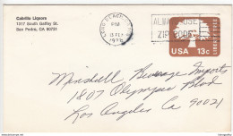 US Postal Stationery Stamped Envelope Travelled 1978 Long Beach, CA To LA U576 Liberty Tree Bb161110 - 1961-80