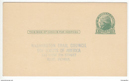 US Postal Stationery Postcard UX27 Jefferson Bb161110 - 1941-60