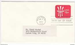 US Postal Stationery Stamped Envelope 1978 Uncle Sam U581 Bb161110 - 1961-80