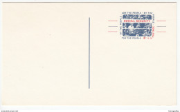 US Postal Stationery Postcard 1964 Americans "Moving Forward" US Social Security UX51 Bb161110 - 1961-80