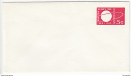 US Postal Stationery Stamped Envelope 1964 New York World's Fair 1964-65 U546 Bb161110 - Altri & Non Classificati