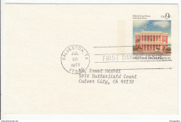 US Postal Stationery Postcard 1977 Federal Court House, Gavelston, Texas UX71 Bb161110 - 1961-80