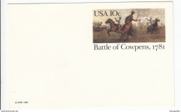 US Postal Stationery Postcard 1981 Bicentenary Of The Battle Of Cowpens UX87 Bb161110 - 1981-00