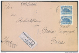 Argentina Registered Letter Cover Travelled 1926 Buenos Aires To Graz Bb161028 - Covers & Documents