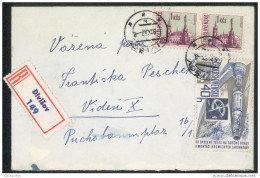 Czechoslovakia Letter Cover Registered Travelled 1967 Bb161028 - Covers & Documents