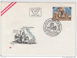 Austria 1981 Christmas FDC B160711 - Easter