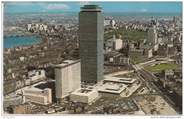 Air View Of Boston Skyline Old Postcard Travelled 1977 Bb151102 - Boston