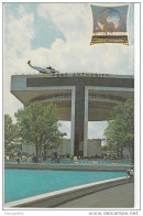 Heliport And Exhibit Building, New York World's Fair 1964-1965 Old Postcard Unused Bb151102 - Esposizioni