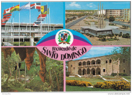Santo Domingo Old Postcard Travelled 1983 Bb151102 - Repubblica Dominicana