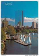 The Charles River Basin And John Hancock Tower Old Postcard Traveled 1991 Bb151102 - Boston