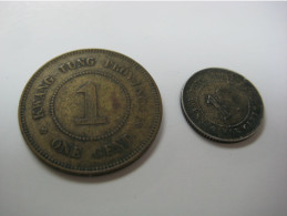 1916 (Year 5) China Kwangtung Provinces 1 Cent And 10 Cents , Used - China