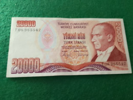 TÜRKİYE -1988-97  SERİE F06           20 000 LİRA - Venezuela