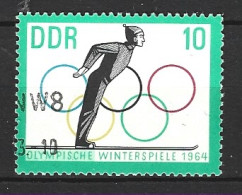 RDA. N°704 Oblitéré De 1963. J.O. D'Innsbruck. - Inverno1964: Innsbruck