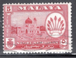 Malaysia Negri Sembilan 1957 Single 5c Stamp From The Definitive Set In Fine Used. - Negri Sembilan