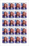 Liberia 2023, First Lady Of The Republic Of Liberia, Flags, Sheetlet IMPERFORATED - Briefmarken