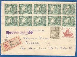 Polen; Registered Cover Zabrze 1; 1968 - Storia Postale