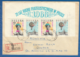 Polen; Registered Cover Zabrze 1; 1968 - Briefe U. Dokumente