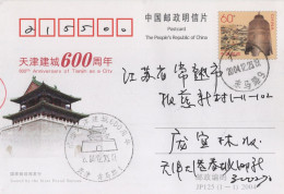 Chine - 2004 - Entier Postal JP125 - Tianjin As A City - Cartas & Documentos