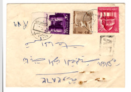 EGYPT 1973 Cover AR, Registered,  Mi. 1072, 1126, 1131 - Pharaoh, Bab Al-fotoh, Sultan Hassan Mosque (GB 113) - Cartas & Documentos