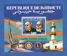 Djibouti 1987, Rotary, Lions Club, Against Lepre, Lighthouse, BF - Malattie