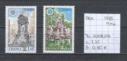 (TJ) Europa CEPT 1978 - Frankrijk YT 2008/09 (postfris/neuf/MNH) - 1978