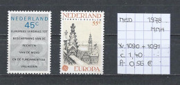 (TJ) Europa CEPT 1978 - Nederland YT 1090+1091 (postfris/neuf/MNH) - 1978